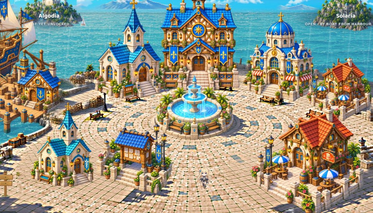 Life Island — the Town Square